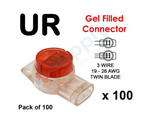 UR Twin Blade 2 – 3 Wire Scotchlok Scotch Lock Gel Filled Splice Crimp Connector