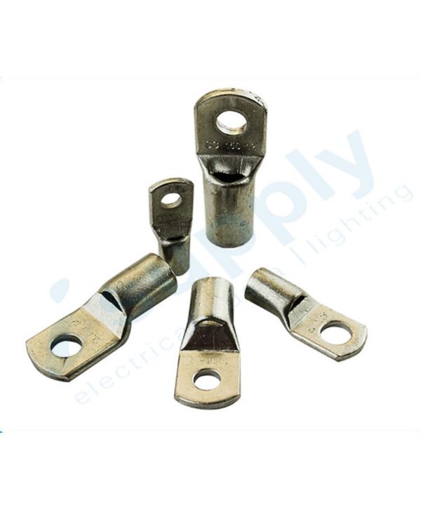 2 x CABLE LUGS 95mm2 x 12mm STUD HOLE TINNED COPPER