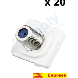 20 x CLIPSAL Compatible Outlet Mech Insert Mechanism F-Type Pay TV EXPRESS POST
