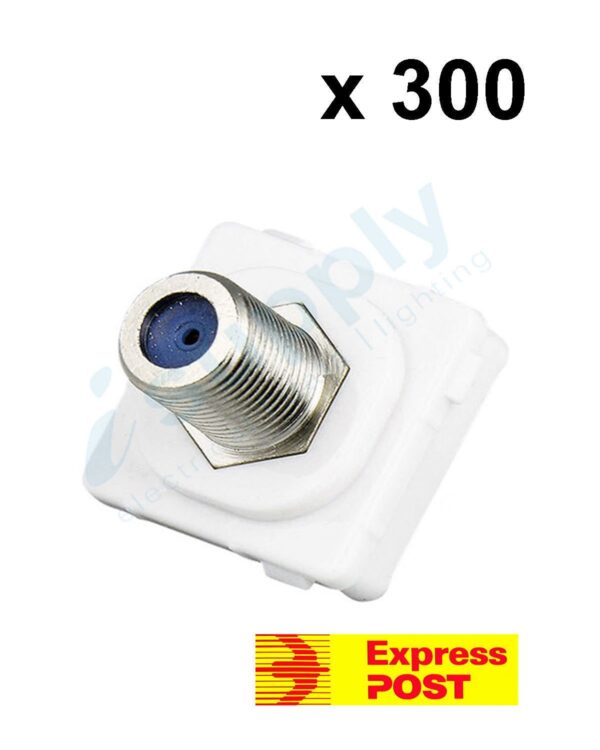 300 x CLIPSAL Compatible Outlet Mech Insert Mechanism F-Type Pay TV EXPRESS POST