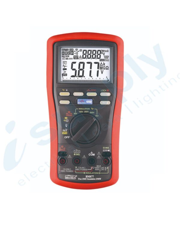 CABAC BRYMEN INSULATION TESTER & DMM CONTINUTY 50V 1KV BM877