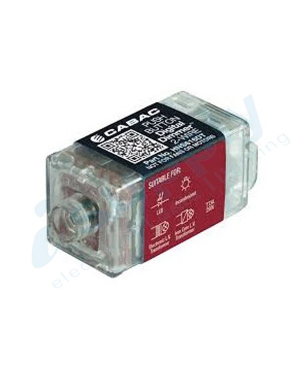 CLIPSAL Compatible Cabac S-Premium Push Button Digital Dimmer 2-Wire (Clipsal Saturn) HNS616DT - Image 2