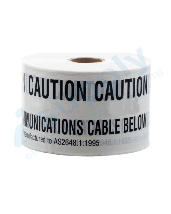 Communication Underground Warning Tape - WHITE 100 meters - Image 4