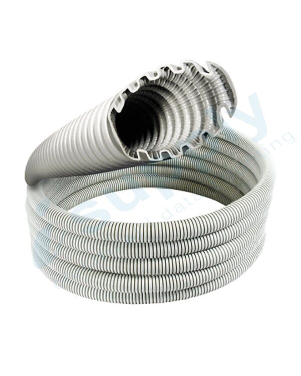 Corrugated Conduit 32mm x 25mtr Roll Grey Medium Duty