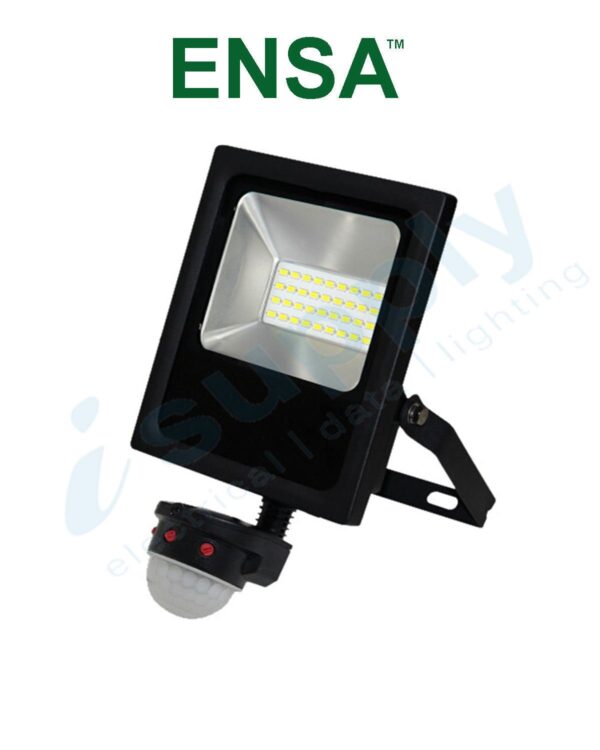 ENSA Commercial 20W 5000K LED Sensor Flood Light LFL-C20-CS
