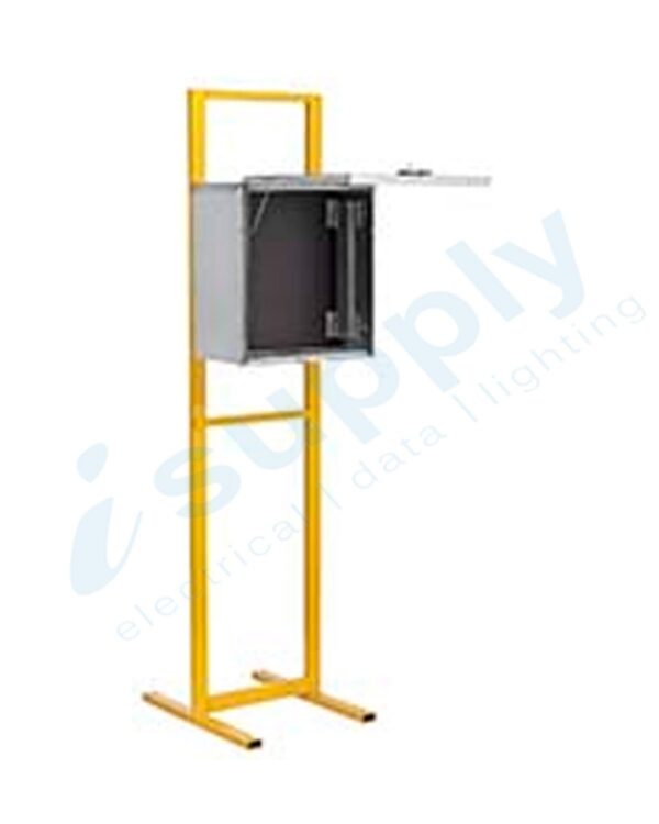 Temporary Meter Box One with Piece Stand 300x300x250mm (12”x12”x10") – Meter box