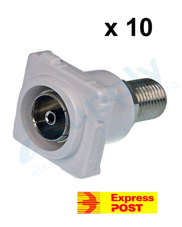 10 X CLIPSAL Compatible Outlet Mech Insert Mechanism TV Antenna TVC EXPRESS POST