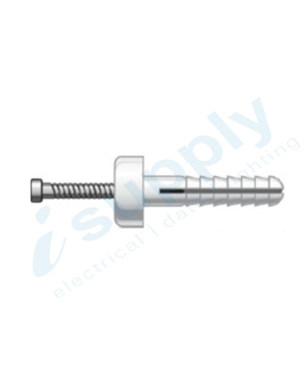 100 x Nylon Nail In Plug Round head Masonry Anchor Tappets 6.5mm x 25mm EXPRESS - Image 4