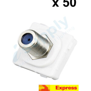 50 x CLIPSAL Compatible Outlet Mech Insert Mechanism F-Type Pay TV EXPRESS POST