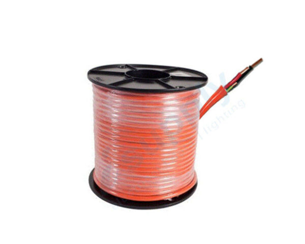 6mm 2 Core and Earth Orange Circular 450/750V Cable 100mtrs SRCV2060E