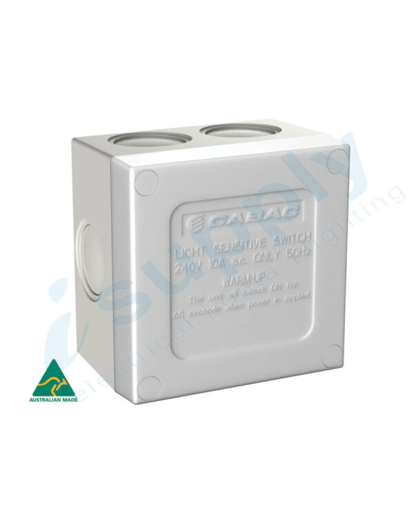 CABAC AC Weatherproof Sunset Outdoor Light Sensor Timer ECO Switch 16A HSC110SS - Image 2