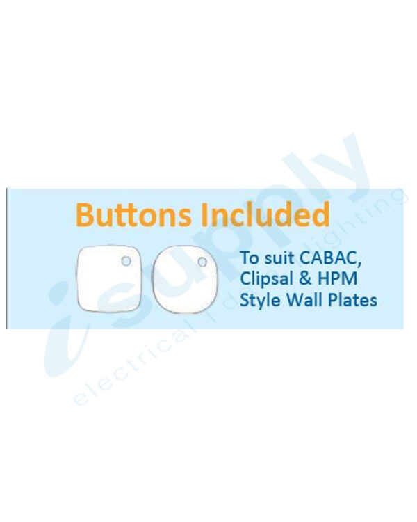 CLIPSAL Compatible Cabac S-Premium Rotary Digital Dimmer 3-Wire (Clipsal Saturn) HNS636DT - Image 4