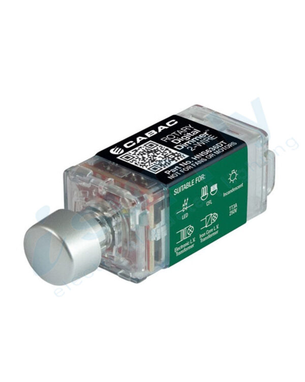 CLIPSAL Compatible Cabac S-Premium Rotary Digital Dimmer 3-Wire (Clipsal Saturn) HNS636DT - Image 2
