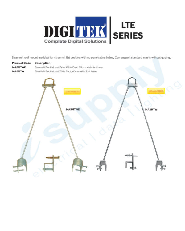 Digitek Strammit Roof Mount ExtraWide Foot 14ASMTWE - Image 3