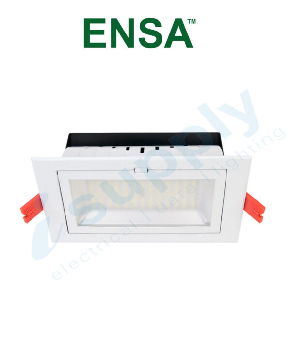 ENSA 38W Premium Rectangular Adjustable LED Downlight (3000K) LEDDL38W3KS - Image 3