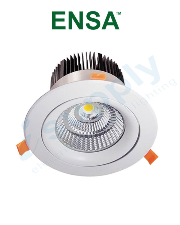 ENSA 45W Commercial Adjustable Dimmable LED Downlight (3000K) LDL-BD45-AW
