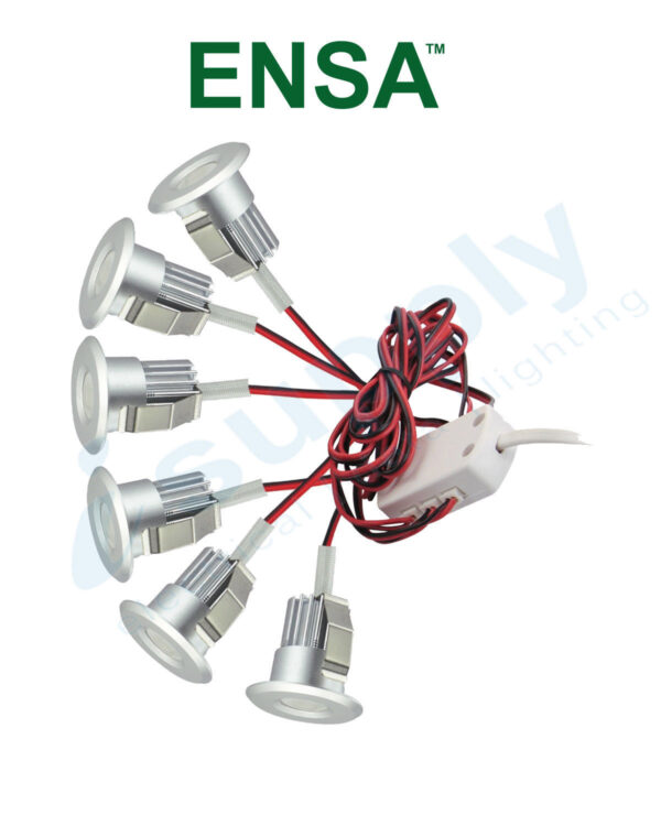 ENSA 6 Round 3W LED Dimmable Cabinet Lights (6000K) LDL-BA3-FC1 - Image 3