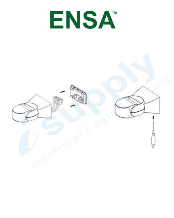 ENSA Wall Mount Microwave Sensor Motion Activated Switch ENSA-MS6