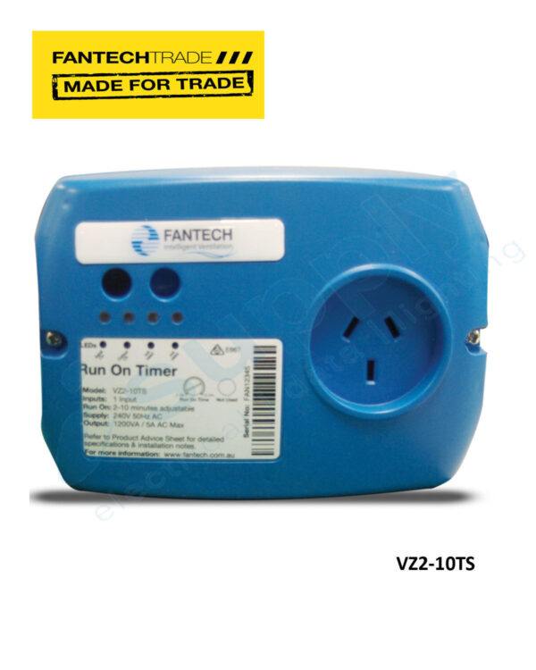 FANTECH Run-on timer adjustable 2-10min VZ2-10TS