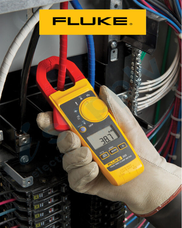 Fluke CLAMP METER 400A AC/DC, 600V TRMS FREQ. W/TEMP, MIN/MAX FLU325