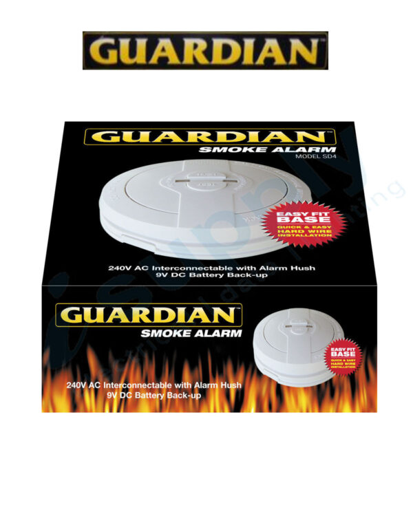 COMPATIBLE Guardian SD4 Smoke Alarm 240V / 9V (Read Description)
