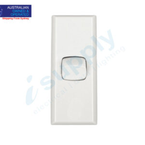 TRANSCO Light Switch 1 Gang Architrave Double Pole 240 Volt 10 Amp AS1