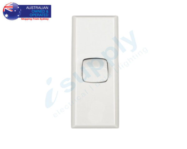TRANSCO Light Switch 1 Gang Architrave Double Pole 240 Volt 10 Amp AS1