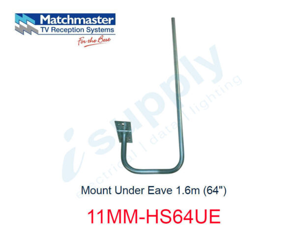 MATCHMASTER HOCKEY STICK UNDER EAVE 64" : 11MM-HS64UE - Image 2