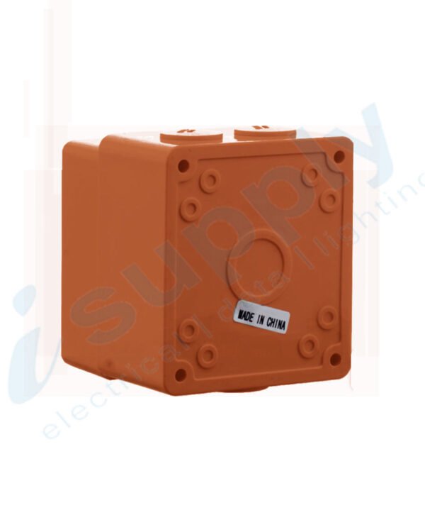 PULSET Three Phase Square Surface Switch 10 Amp Resistive Orange IP/S3P10/RO - Image 3