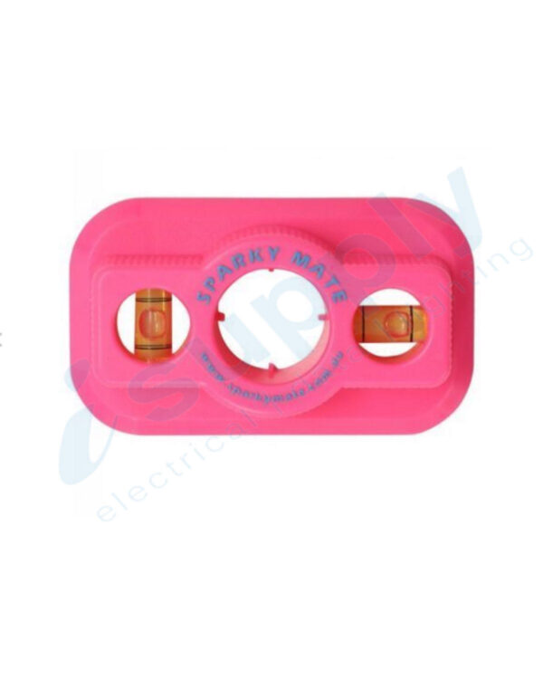 Sparky Mate Standard Series Plate Spirit Level Stencil Jig Pink - Image 3