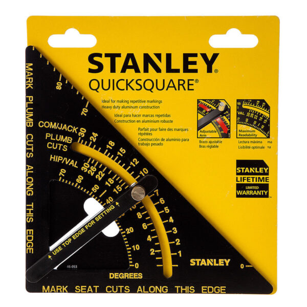Stanley Stanley Square Quick Aluminium Contractor Grade With Arm 46-053 - Image 3