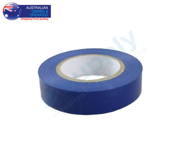 Home Electrical Insulation PVC Tape Blue 19mm x 20M Single or Bulk Pack - Image 4