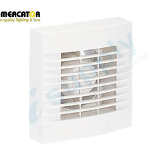 Mercator Window / Wall Exhaust Fan | 100mm Model | Bathroom Exhaust Fan BWE211WH